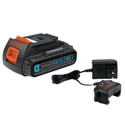 Black And Decker - 20V MAX Lithium Ion SMARTECH  Battery  Charger - LBXR20BTK