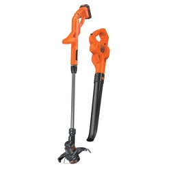 Black and Decker - 20V MAX Lithium 10 In String TrimmerEdger  Hard Surface Sweeper Combo Kit - LCC221