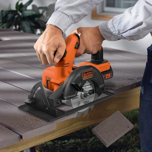 Black and Decker - 20V MAX 512 in Circular Saw  Battery and Charger Not Included - BDCCS20B