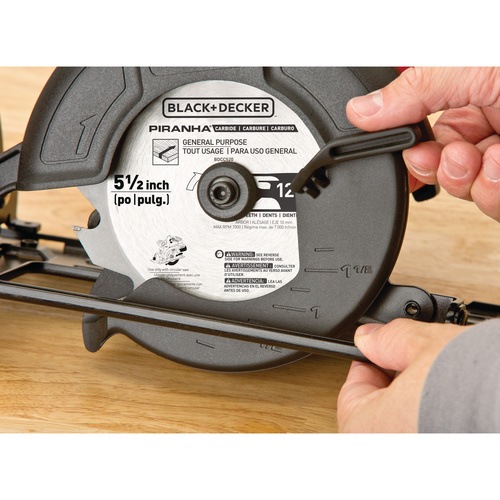 Black and Decker - 20V MAX 512 in Circular Saw  Battery and Charger Not Included - BDCCS20B