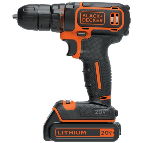 20V MAX* Lithium Drill/Driver BDCDD120C BLACK+DECKER BLACK+DECKER