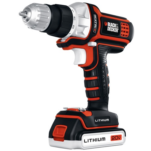 MATRIX™ 20V MAX* Lithium Drill/Driver BDCDMT120 BLACK+DECKER