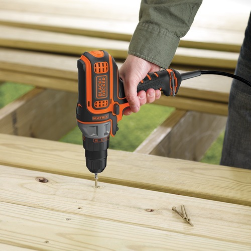 MATRIX 4 Amp Corded Power Drill BDEDMT BLACK+DECKER