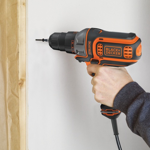 MATRIX 4 Amp Corded Power Drill BDEDMT BLACK+DECKER