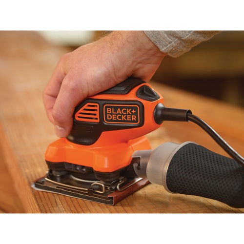 Black And Decker - 14 Sheet Orbital Sander with Paddle Switch Actuation - BDEQS300