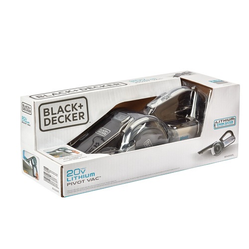 Black and Decker - dustbuster Pivot Vac Cordless Hand Vacuum - BDH2000PL