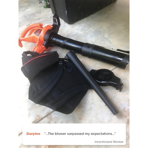 3in1 VACPACK™ 12 Amp Leaf Blower, Vacuum, and Mulcher BEBL7000