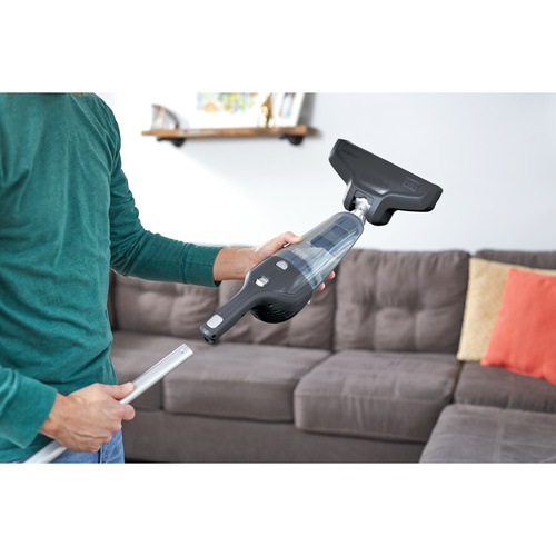 Black and Decker - 4in1 dustbuster with Floor Extension Dark Tech Gray - HHS315J01