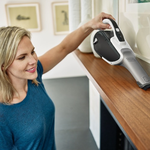 Black And Decker - dustbuster AdvancedClean  Cordless Hand Vacuum with PowerBoost - HHVJ315JD10