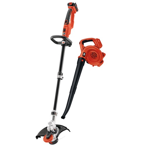 Black And Decker - 20V MAX String Trimmer   Sweeper Lithium Ion Combo Kit - LCC420