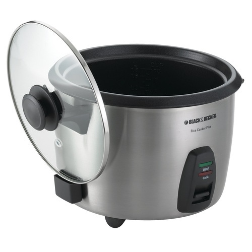 Black And Decker - 20Cup Stainless Steel Rice Cooker - RC866C