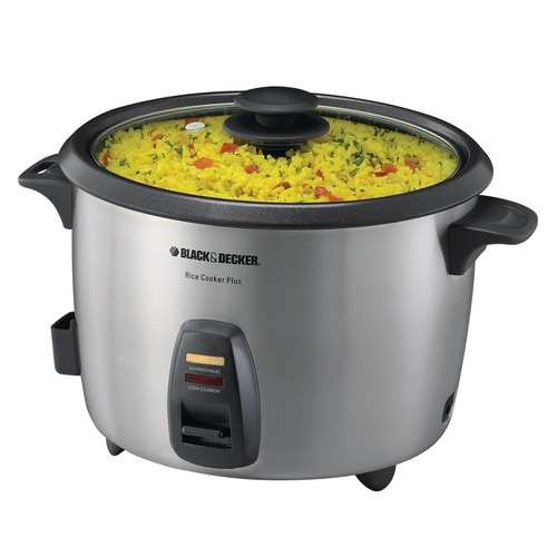 Black And Decker - 20Cup Stainless Steel Rice Cooker - RC866C