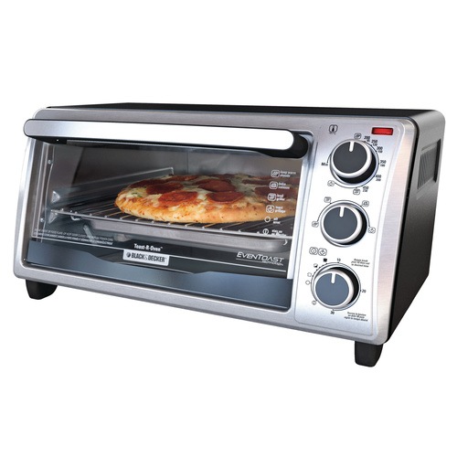 Black And Decker - 4 Slice Toaster Oven - TO1303SBC