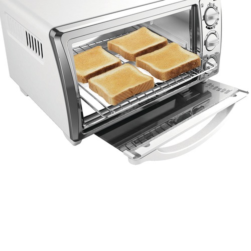 Black and Decker - 4Slice Toaster Oven - TO1313SWD