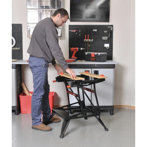 Workmate® Portable Project Center and Vise WM225 BLACK+DECKER