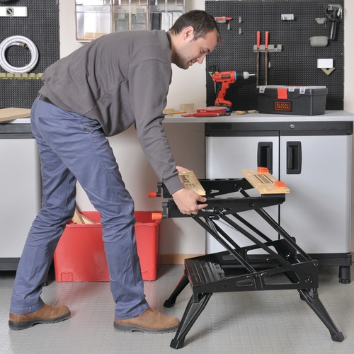 Workmate® Portable Project Center and Vise WM225 BLACK+DECKER