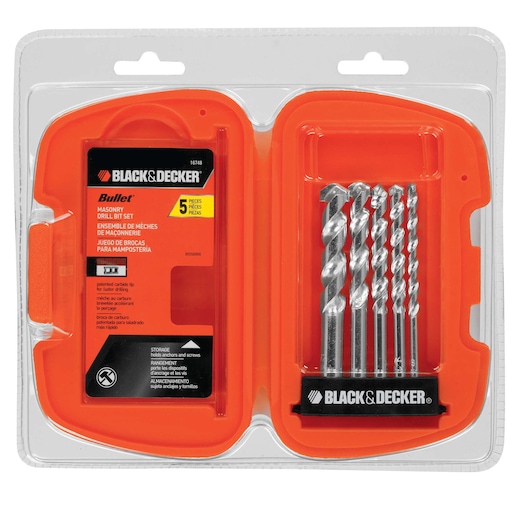 Bullet® Speed Tip Masonry Drill Bit Set (5 pc.)