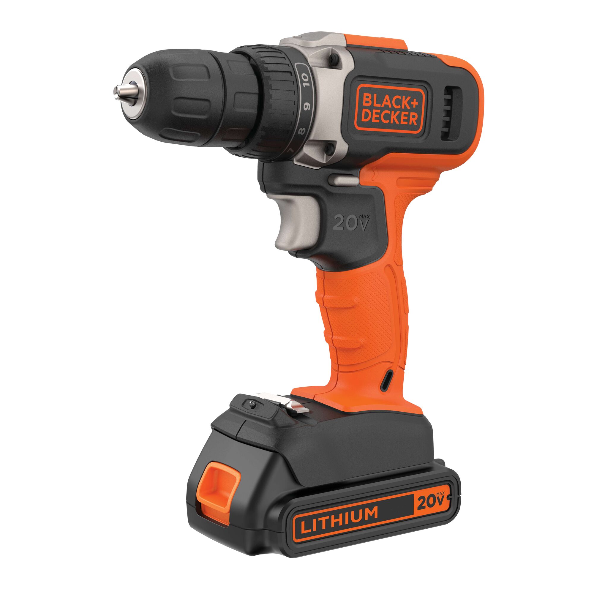 20V MAX* 2-Speed Cordless Drill/Driver With 2 Batteries | BLACK+DECKER