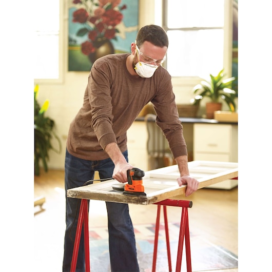 BLACK+DECKER MOUSE Detail Sander, 1.2 Amp, Corded (BDEMS600)
