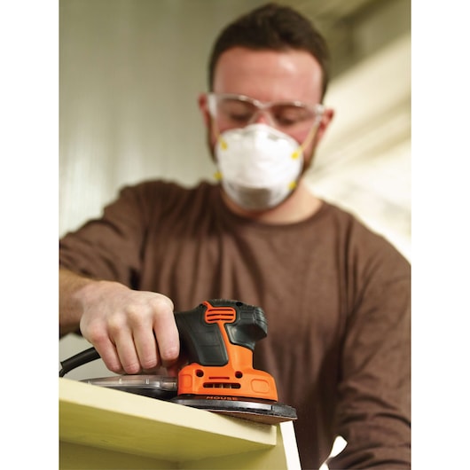 BLACK+DECKER MOUSE Detail Sander, 1.2 Amp, Corded (BDEMS600)