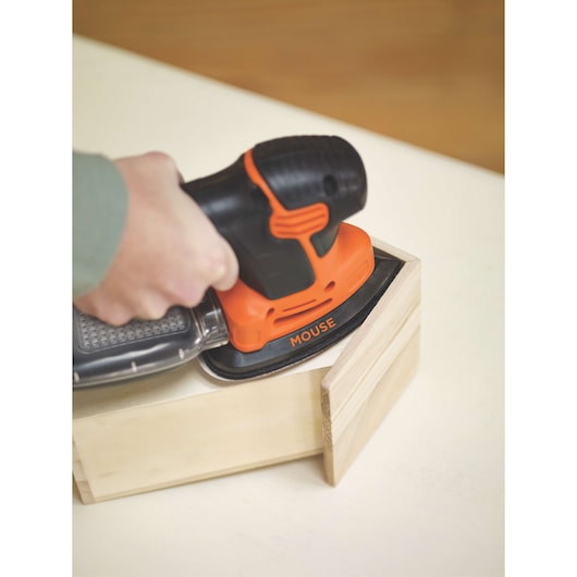 BLACK+DECKER MOUSE Detail Sander, 1.2 Amp, Corded (BDEMS600)