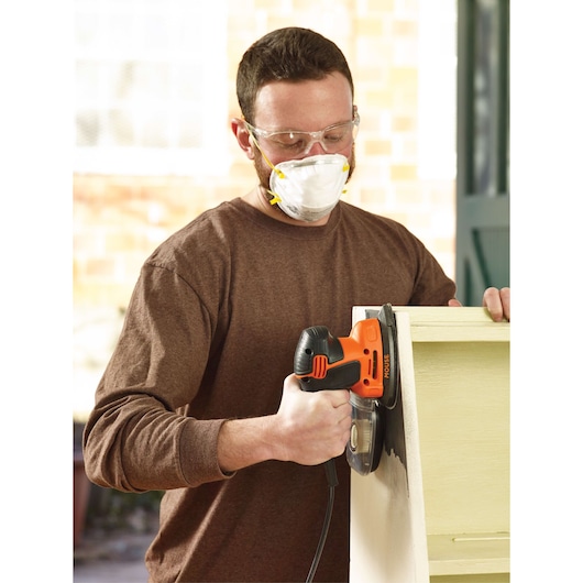 BLACK+DECKER MOUSE Detail Sander, 1.2 Amp, Corded (BDEMS600)
