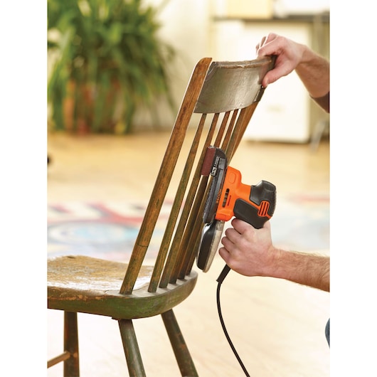 BLACK+DECKER MOUSE Detail Sander, 1.2 Amp, Corded (BDEMS600)
