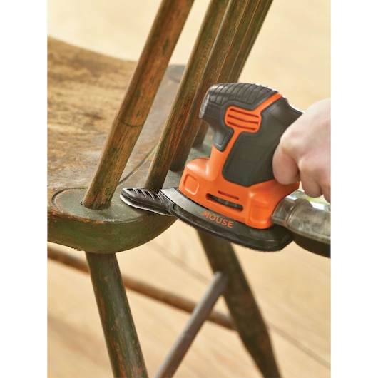 BLACK+DECKER MOUSE Detail Sander, 1.2 Amp, Corded (BDEMS600)