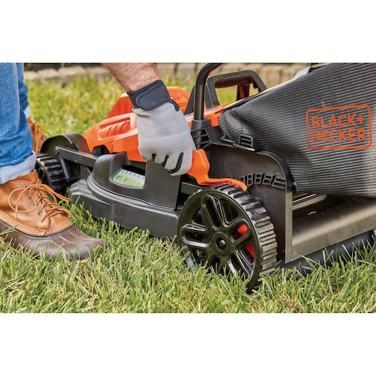 17 in. 12 Amp Electric Lawn Mower With Comfort Grip Handle
