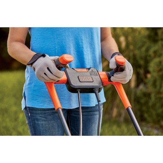 17 in. 12 Amp Electric Lawn Mower With Comfort Grip Handle