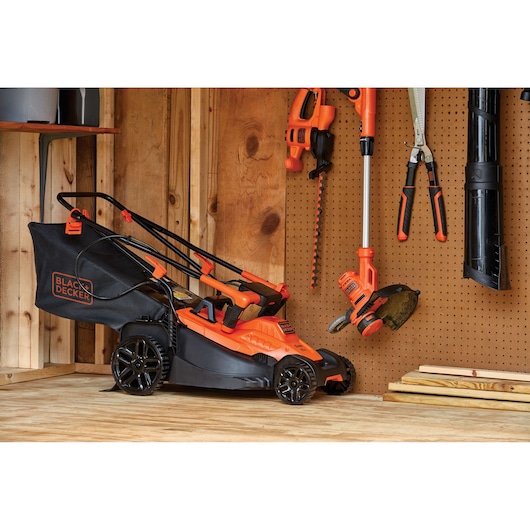 17 in. 12 Amp Electric Lawn Mower With Comfort Grip Handle