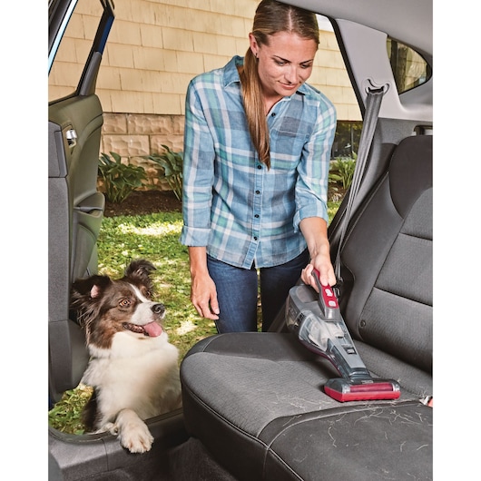 dustbuster® QuickClean™ Car Cordless Hand Vacuum With Motorized Upholstery Brush