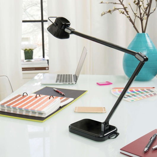 Elate™ Dual Arm LED Desk Lamp (Black)