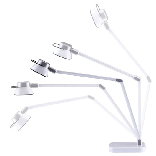 Elate™ Dual Arm LED Desk Lamp (White)
