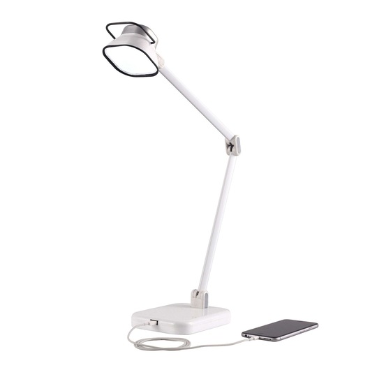 Elate™ Dual Arm LED Desk Lamp (White)