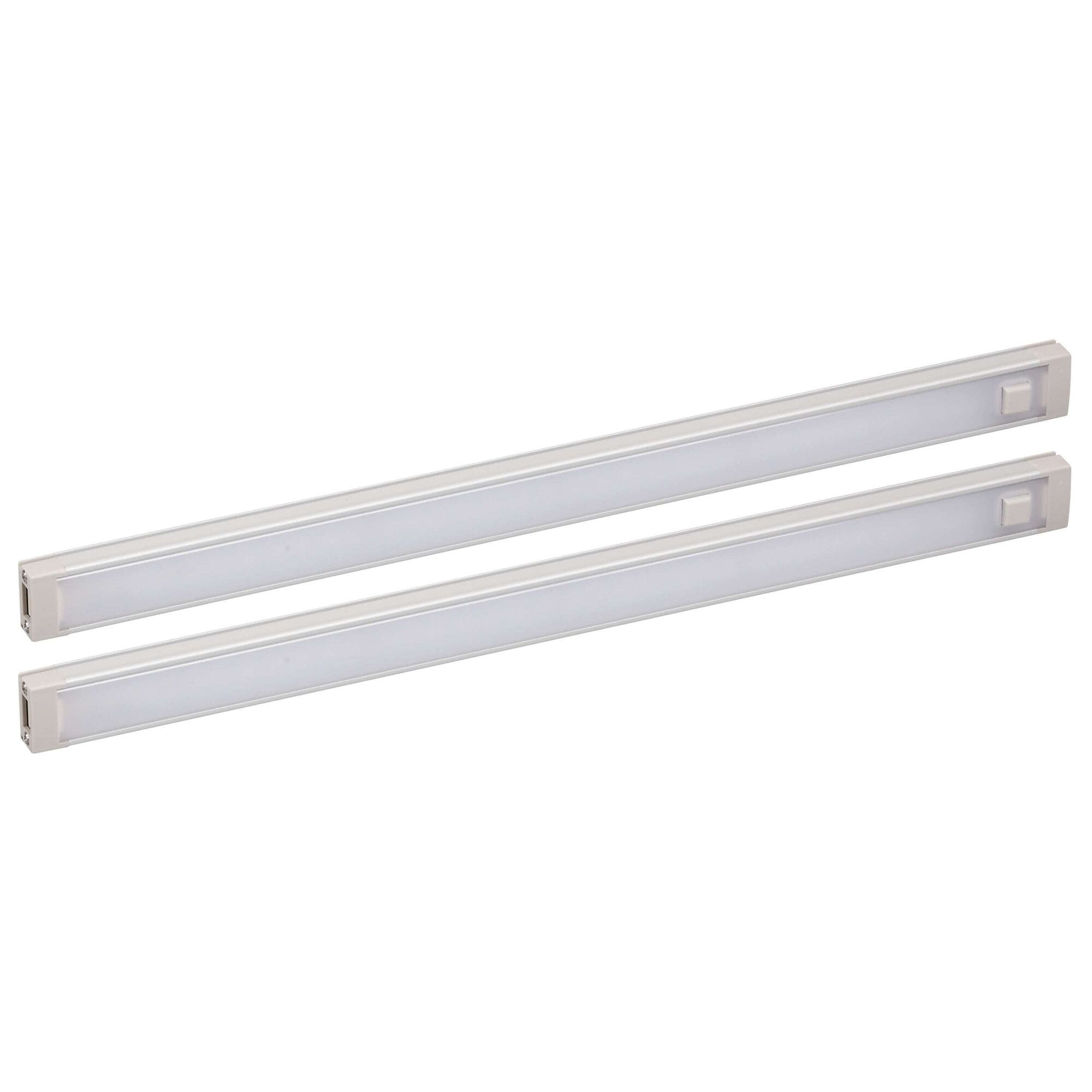 12 in. 2-Bar LED Under Cabinet Lighting Kit (Natural Daylight
