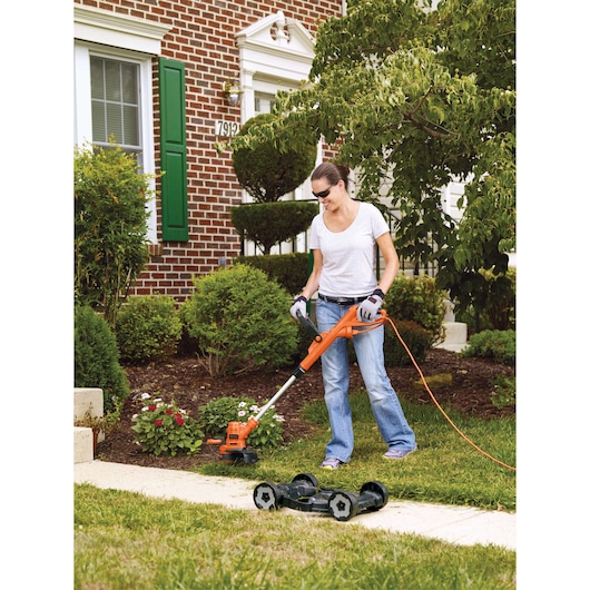 12 in. 6.5 Amp Electric 3-in-1 Compact Mower
