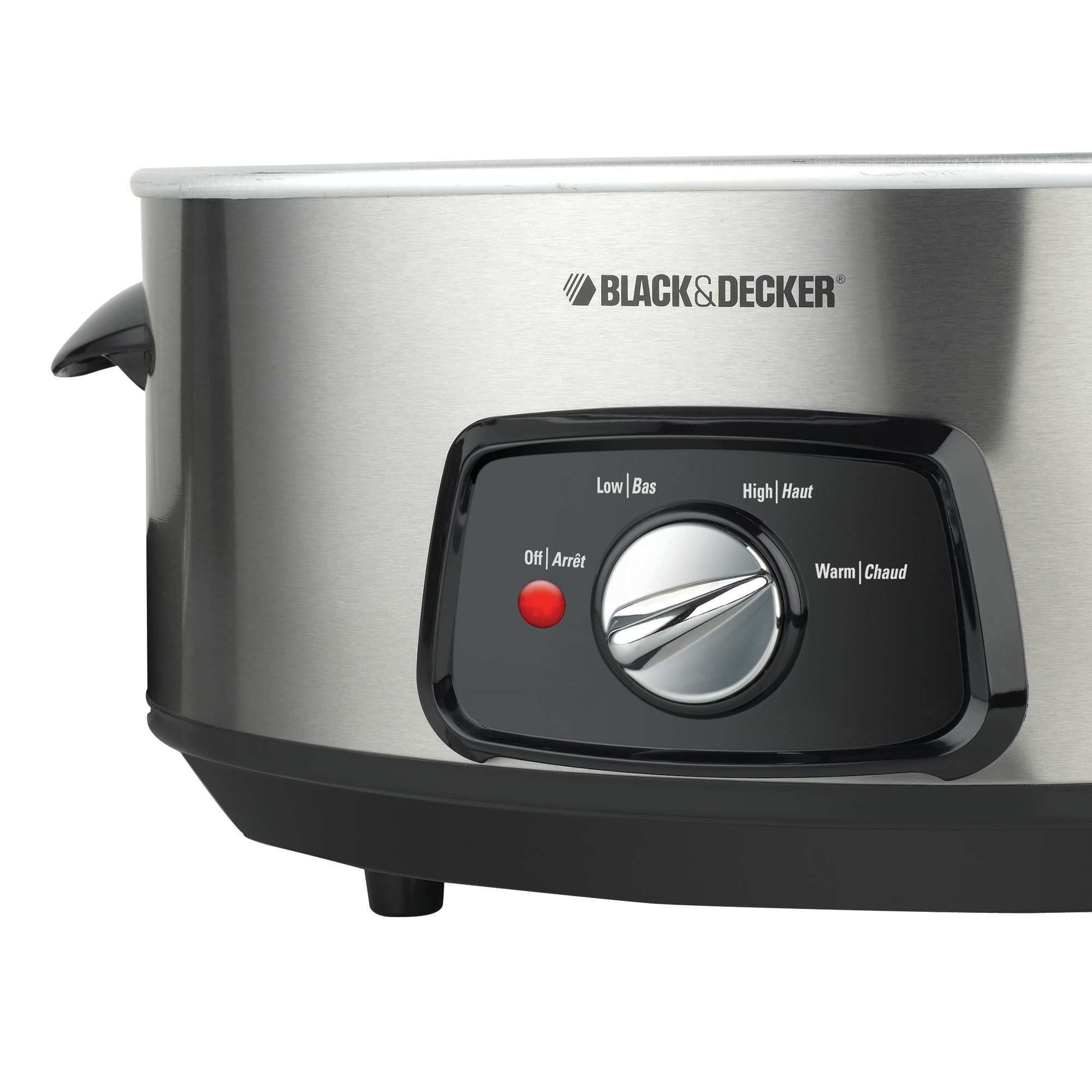 Black stainless steel crock pot deals