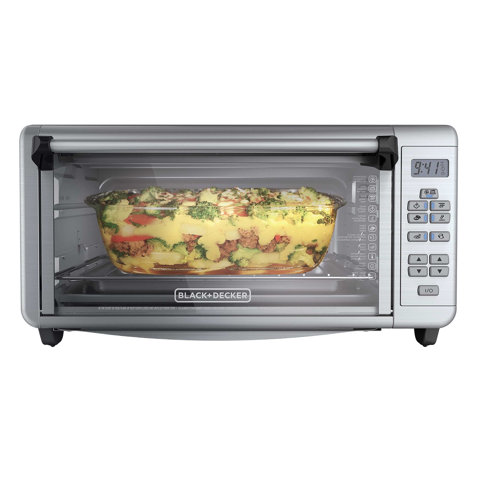 Black & decker extra wide toaster oven hotsell