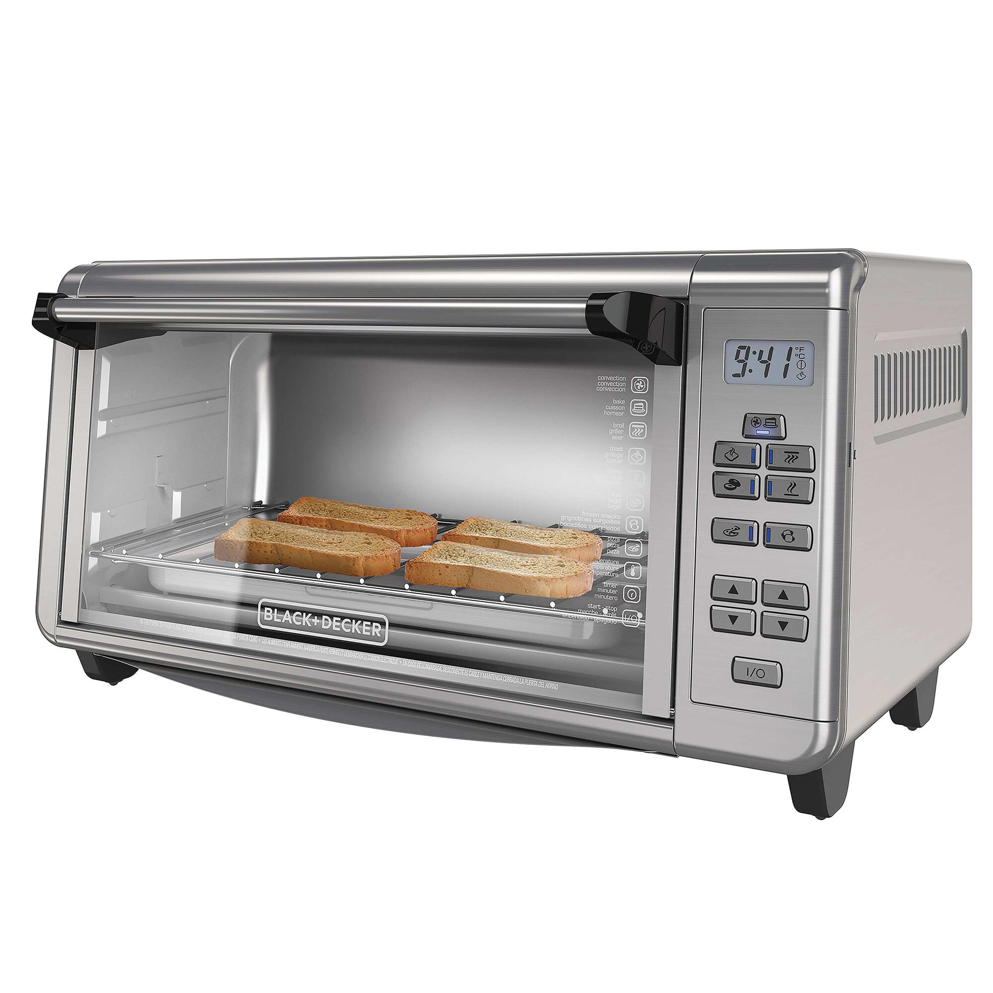 Black & decker extra wide toaster oven hotsell